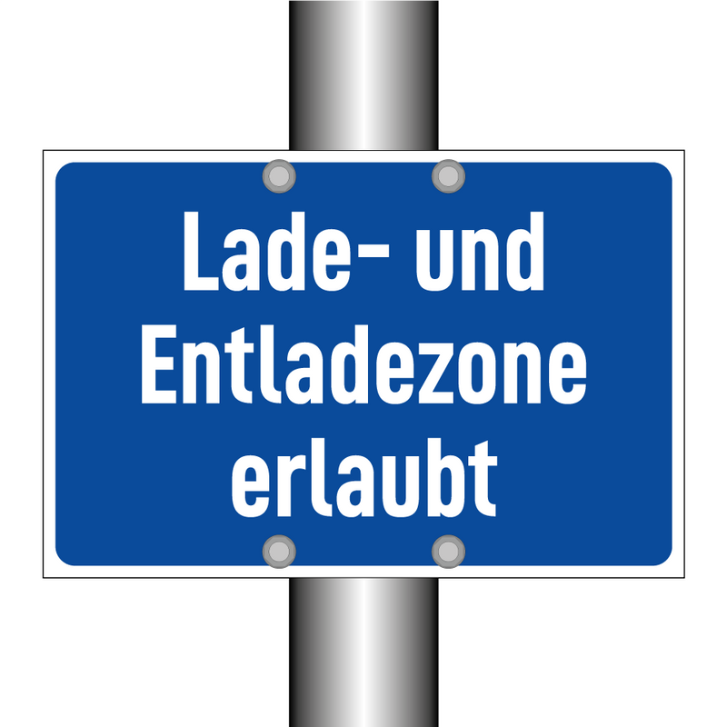 Lade- und Entladezone erlaubt