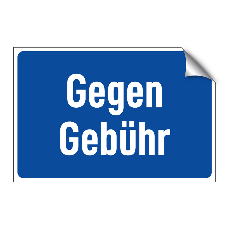 Gegen Gebühr