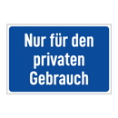 Nur für den privaten Gebrauch