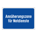 Annäherungszone für Notdienste