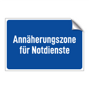 Annäherungszone für Notdienste