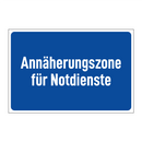 Annäherungszone für Notdienste