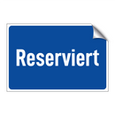 Reserviert