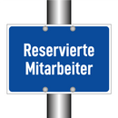 Reservierte Mitarbeiter