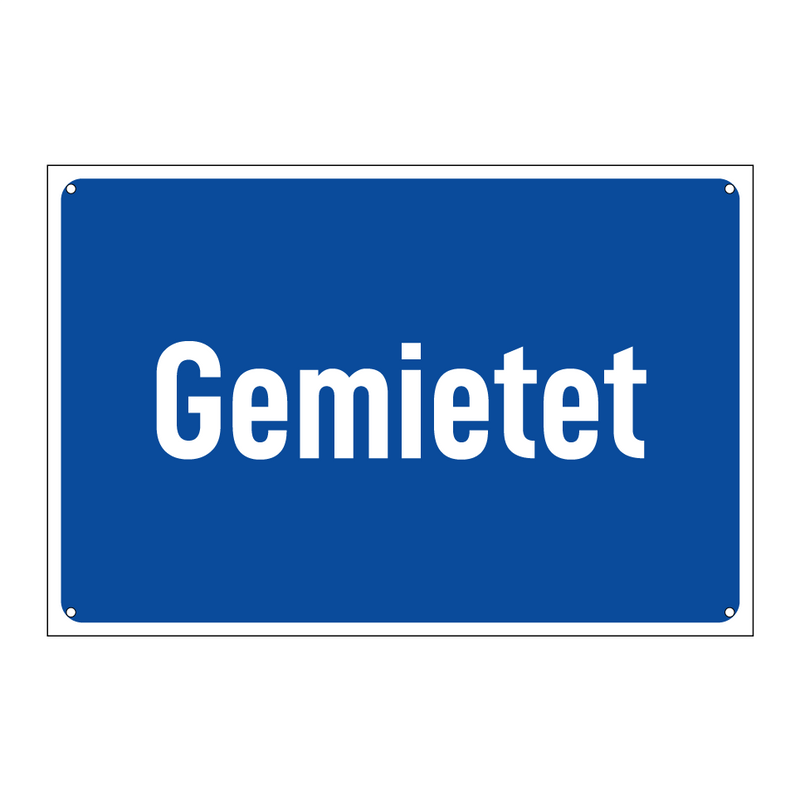 Gemietet