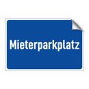 Mieterparkplatz