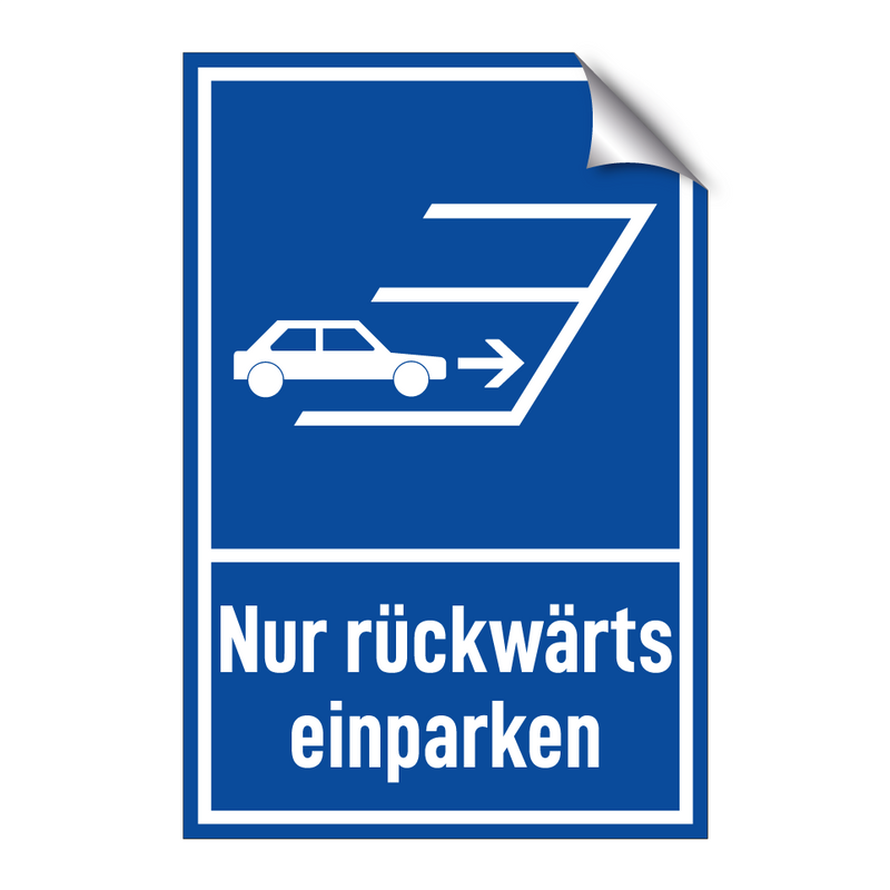 Nur rückwärts einparken