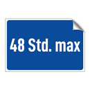48 Std. max