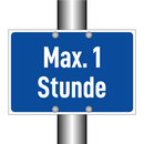Max. 1 Stunde