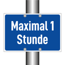 Maximal 1 Stunde