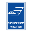 Nur rückwärts einparken