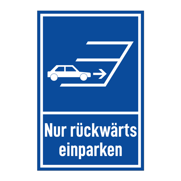 Nur rückwärts einparken