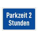 Parkzeit 2 Stunden