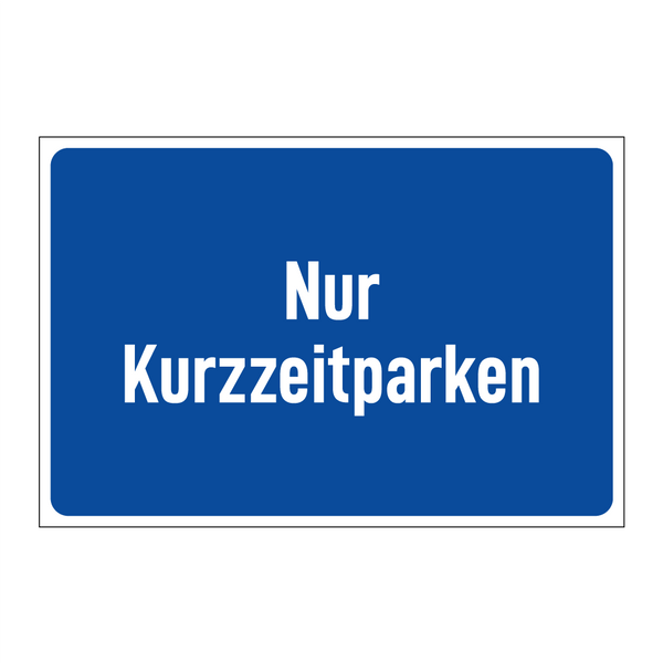 Nur Kurzzeitparken