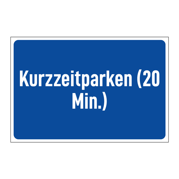 Kurzzeitparken (20 Min.)
