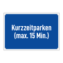 Kurzzeitparken (max. 15 Min.)