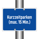 Kurzzeitparken (max. 15 Min.)