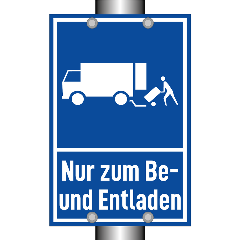 Nur zum Be- und Entladen