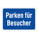 Parken für Besucher