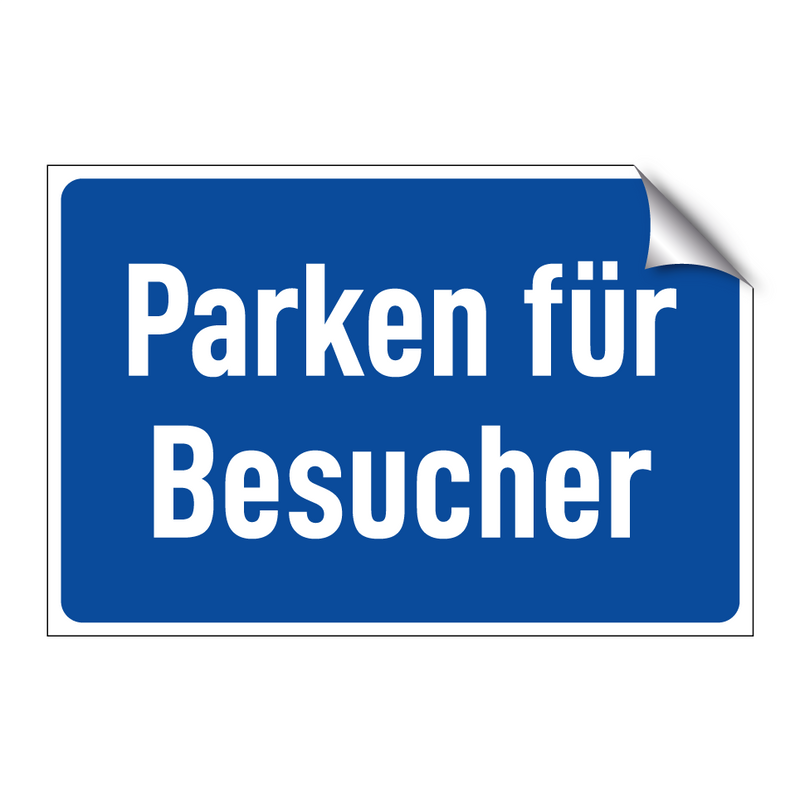Parken für Besucher