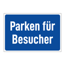 Parken für Besucher