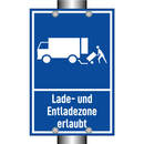Lade- und Entladezone erlaubt