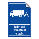 Lade- und Entladezone erlaubt