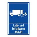 Lade- und Entladezone erlaubt