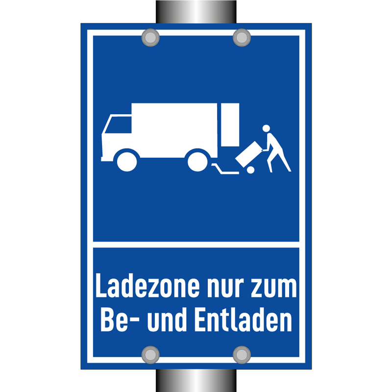 Ladezone nur zum Be- und Entladen
