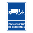 Ladezone nur zum Be- und Entladen
