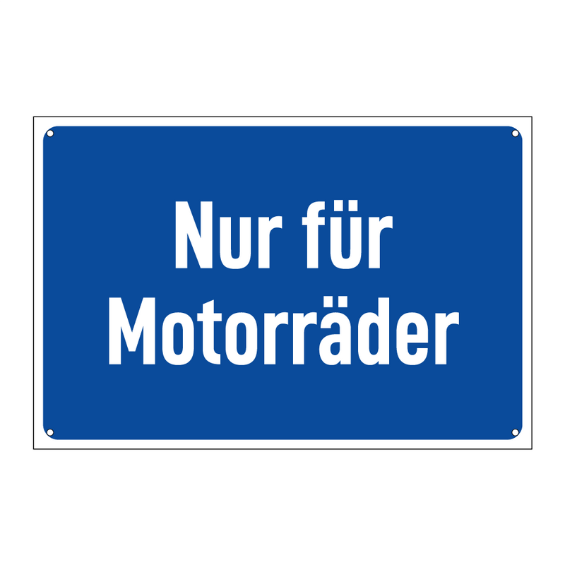Nur für Motorräder