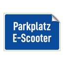 Parkplatz E-Scooter