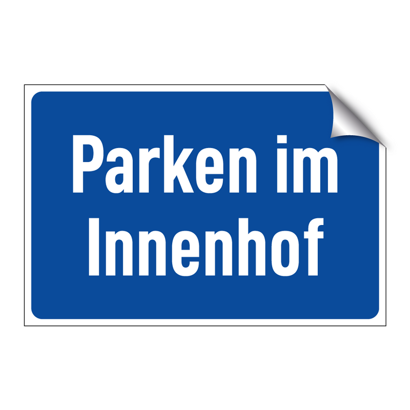 Parken im Innenhof