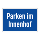 Parken im Innenhof