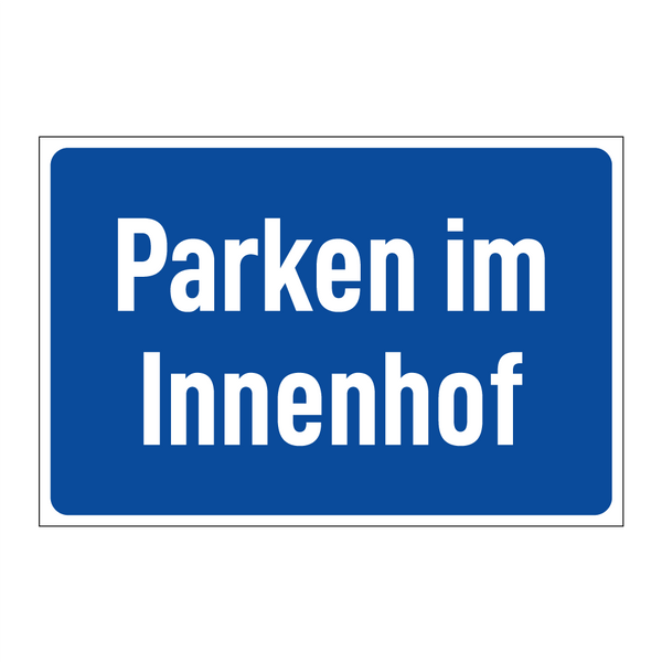 Parken im Innenhof