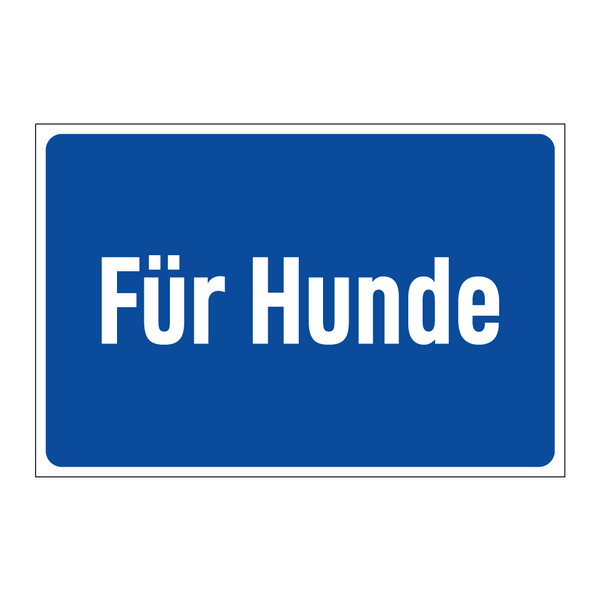 Für Hunde