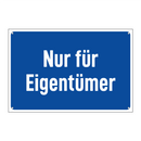 Nur für Eigentümer