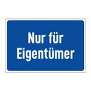 Nur für Eigentümer