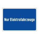Nur Elektrofahrzeuge