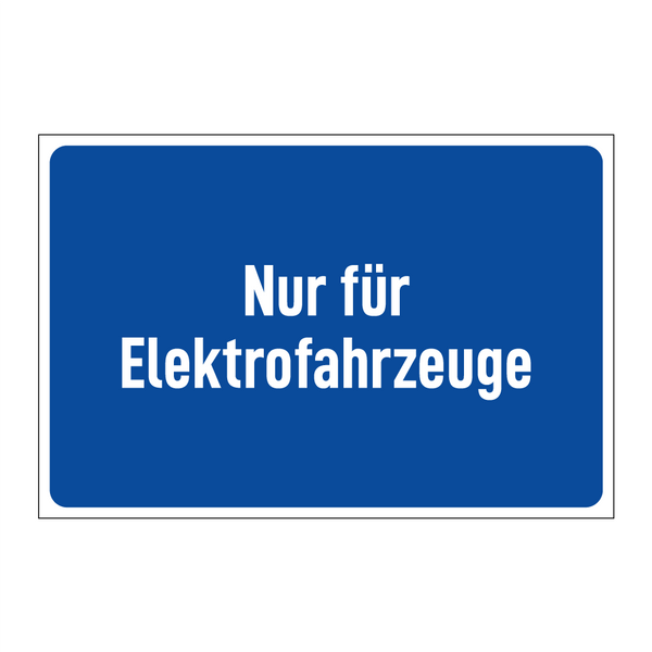 Nur für Elektrofahrzeuge
