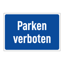 Parken verboten