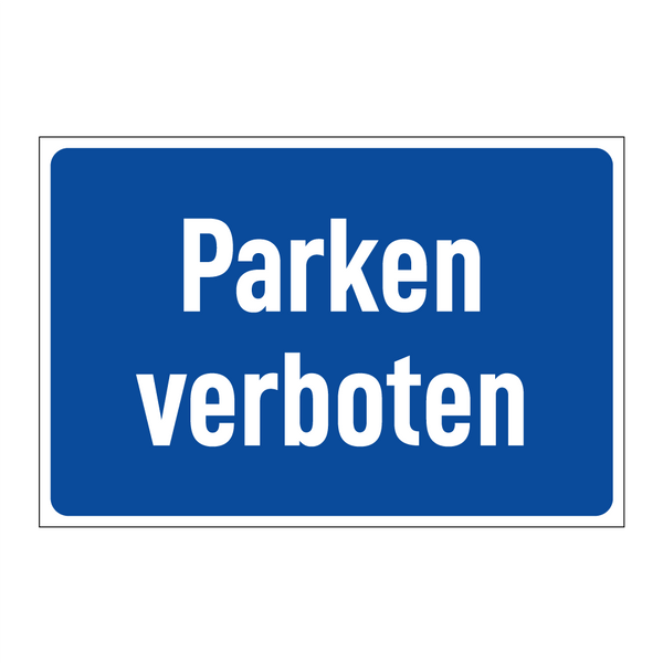 Parken verboten
