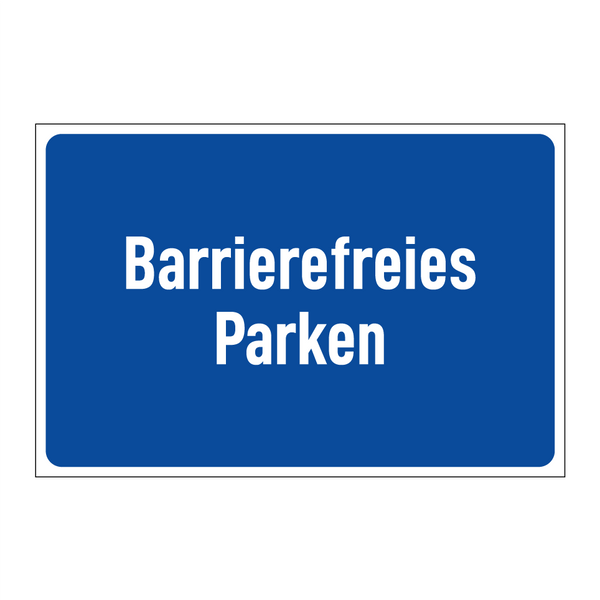Barrierefreies Parken