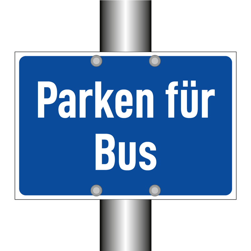 Parken für Bus