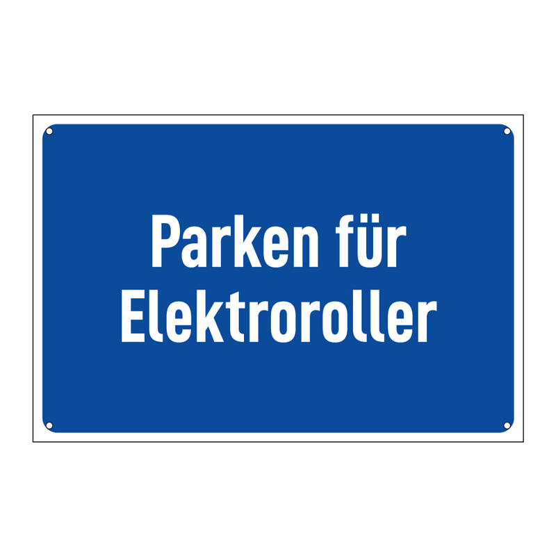 Parken für Elektroroller