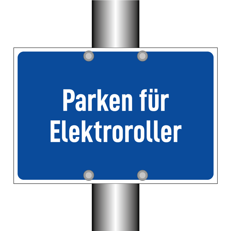 Parken für Elektroroller