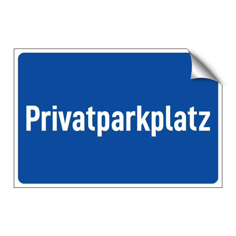 Privatparkplatz