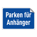 Parken für Anhänger