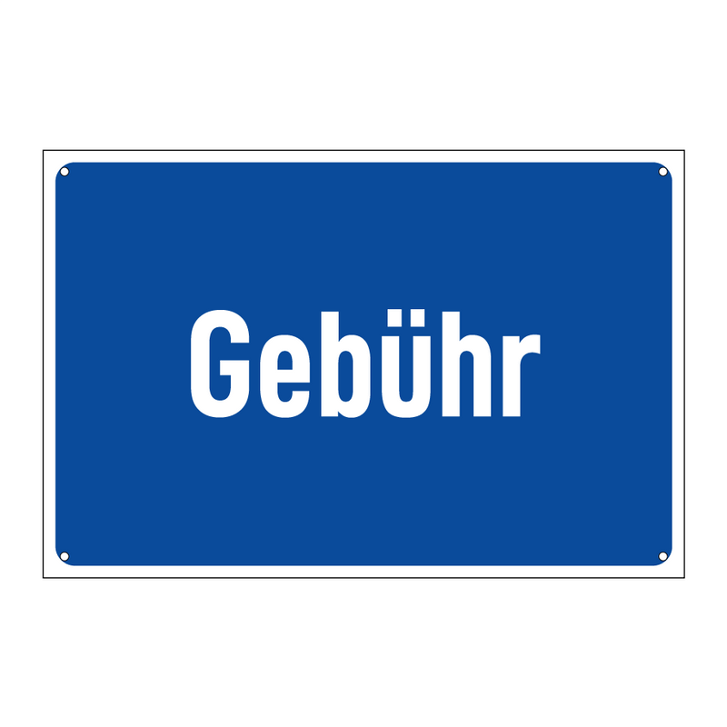 Gebühr