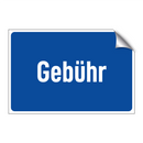 Gebühr